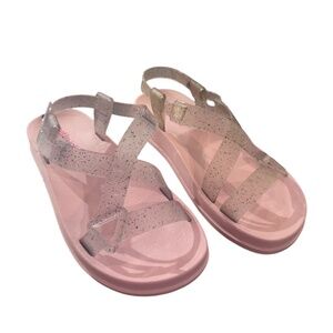 NIB Petite Jolie Pink Glitter Blink Sandal